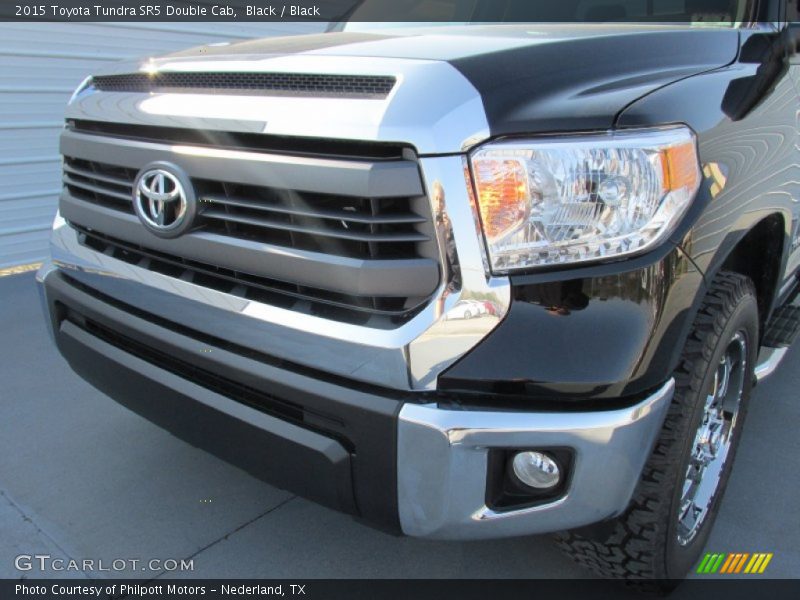 Black / Black 2015 Toyota Tundra SR5 Double Cab
