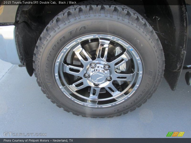 Black / Black 2015 Toyota Tundra SR5 Double Cab
