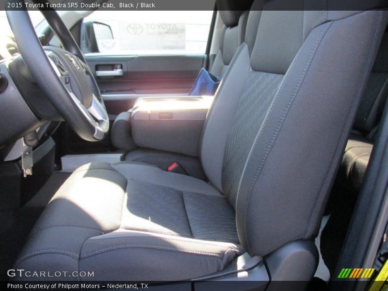 Black / Black 2015 Toyota Tundra SR5 Double Cab