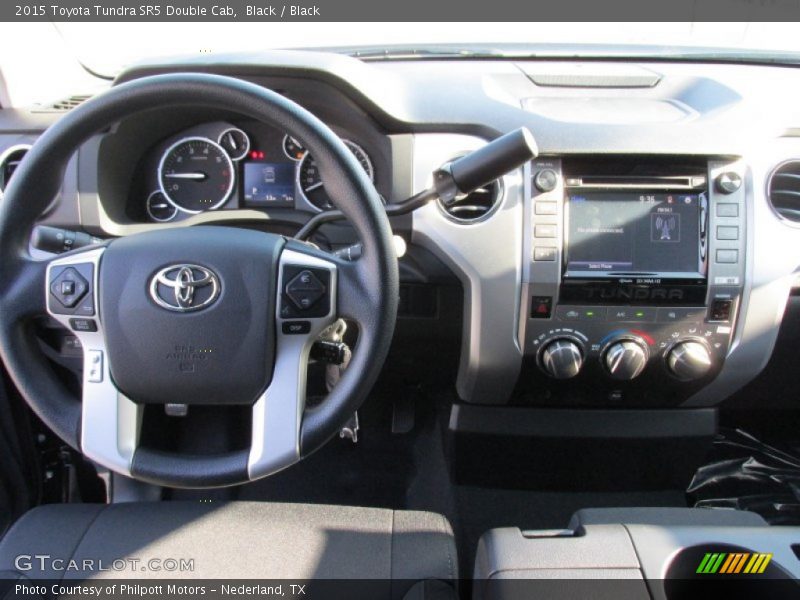 Black / Black 2015 Toyota Tundra SR5 Double Cab