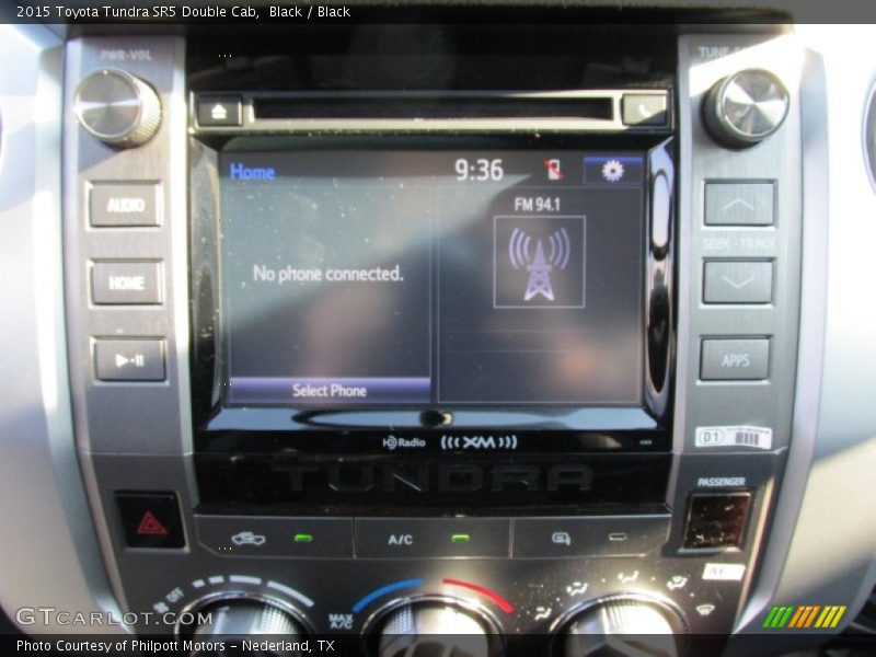 Black / Black 2015 Toyota Tundra SR5 Double Cab