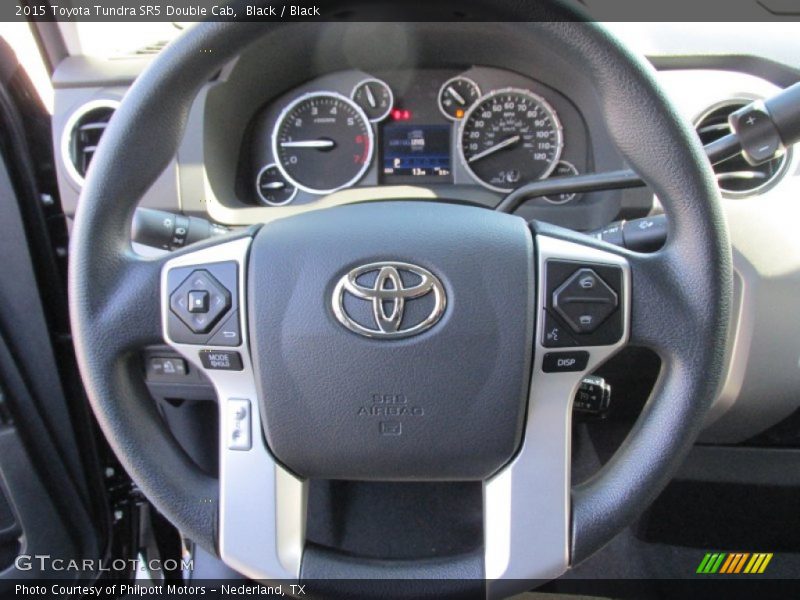 Black / Black 2015 Toyota Tundra SR5 Double Cab