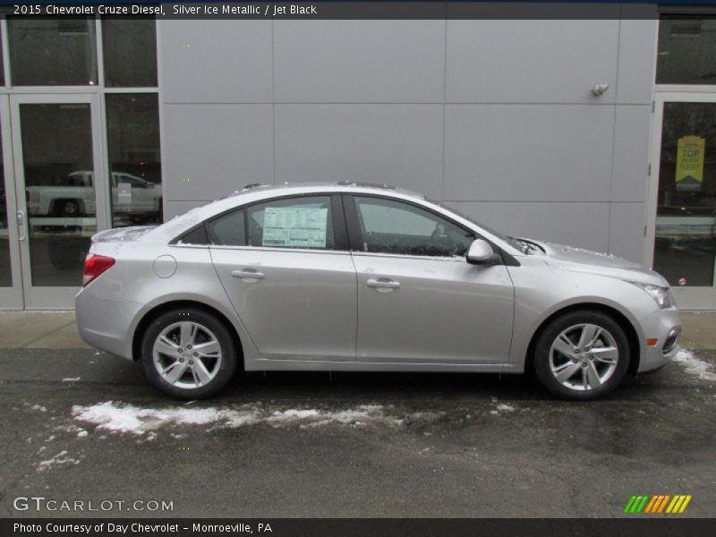 Silver Ice Metallic / Jet Black 2015 Chevrolet Cruze Diesel