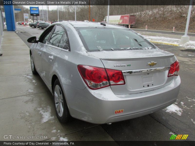 Silver Ice Metallic / Jet Black 2015 Chevrolet Cruze Diesel