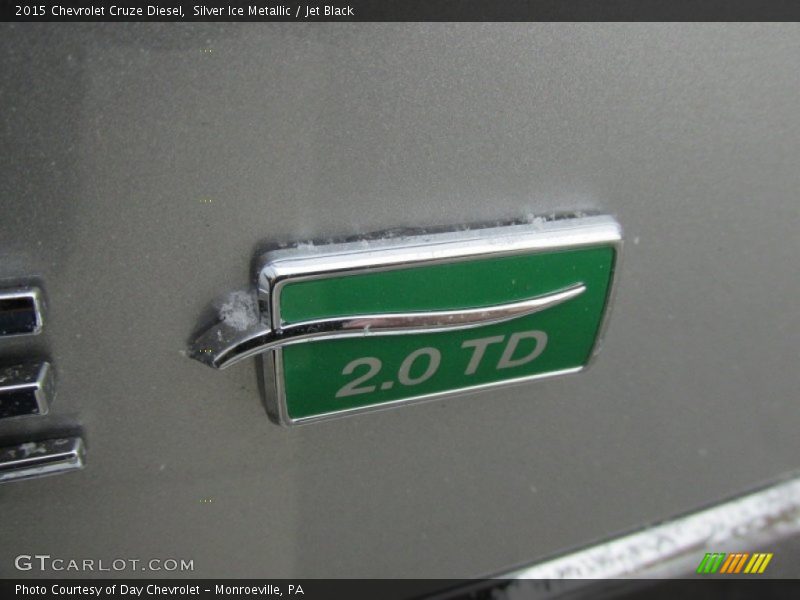 Silver Ice Metallic / Jet Black 2015 Chevrolet Cruze Diesel