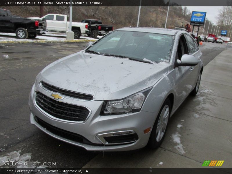 Silver Ice Metallic / Jet Black 2015 Chevrolet Cruze Diesel