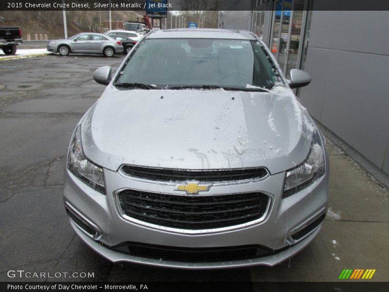 Silver Ice Metallic / Jet Black 2015 Chevrolet Cruze Diesel