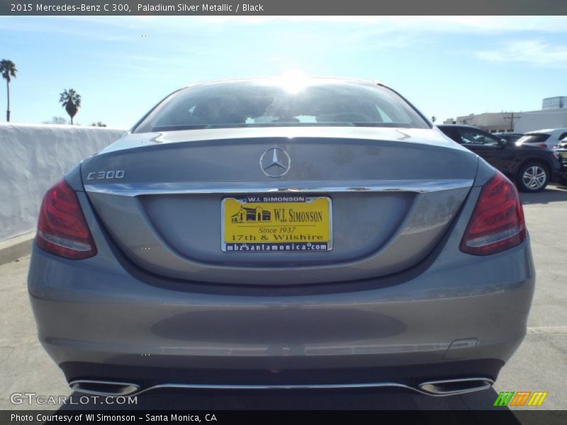Paladium Silver Metallic / Black 2015 Mercedes-Benz C 300