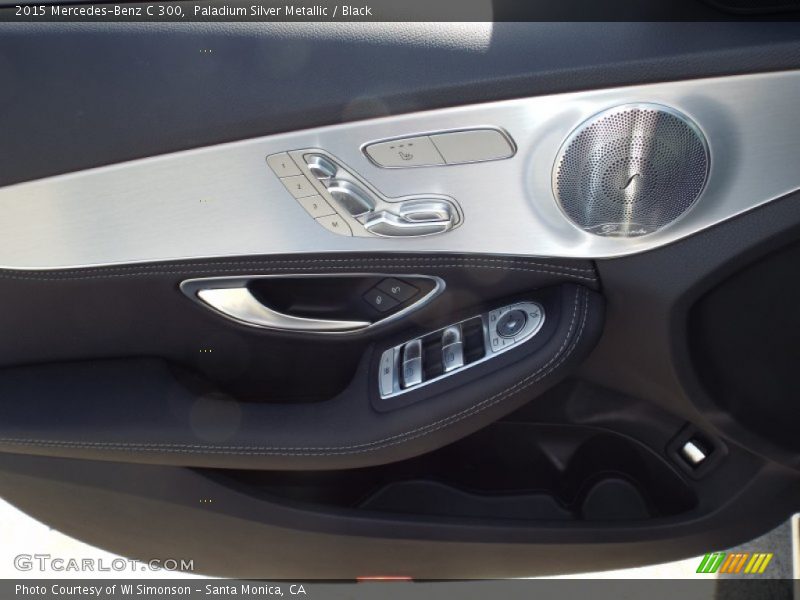 Paladium Silver Metallic / Black 2015 Mercedes-Benz C 300