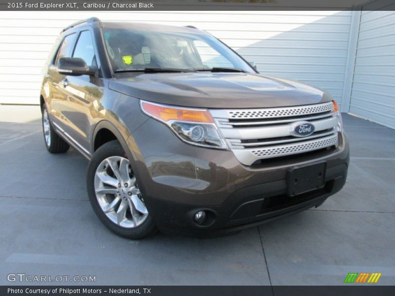 Caribou / Charcoal Black 2015 Ford Explorer XLT