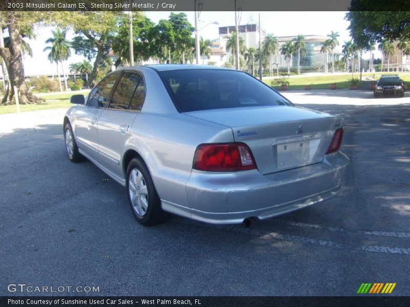 Sterling Silver Metallic / Gray 2003 Mitsubishi Galant ES