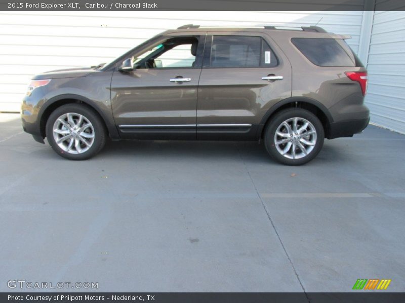 Caribou / Charcoal Black 2015 Ford Explorer XLT