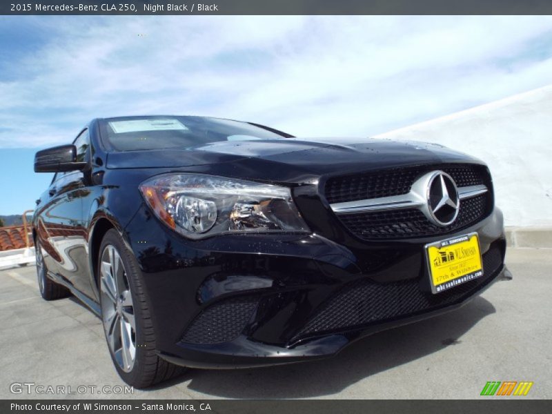 Night Black / Black 2015 Mercedes-Benz CLA 250