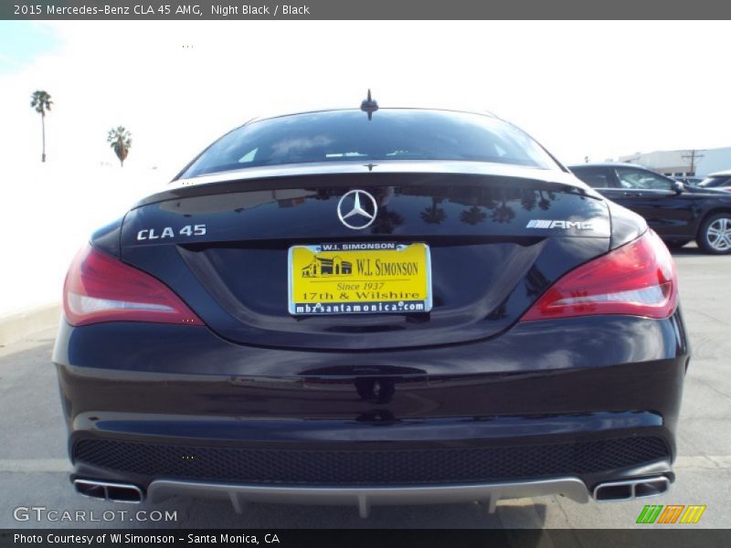 Night Black / Black 2015 Mercedes-Benz CLA 45 AMG