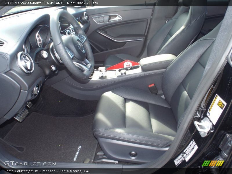 Front Seat of 2015 CLA 45 AMG