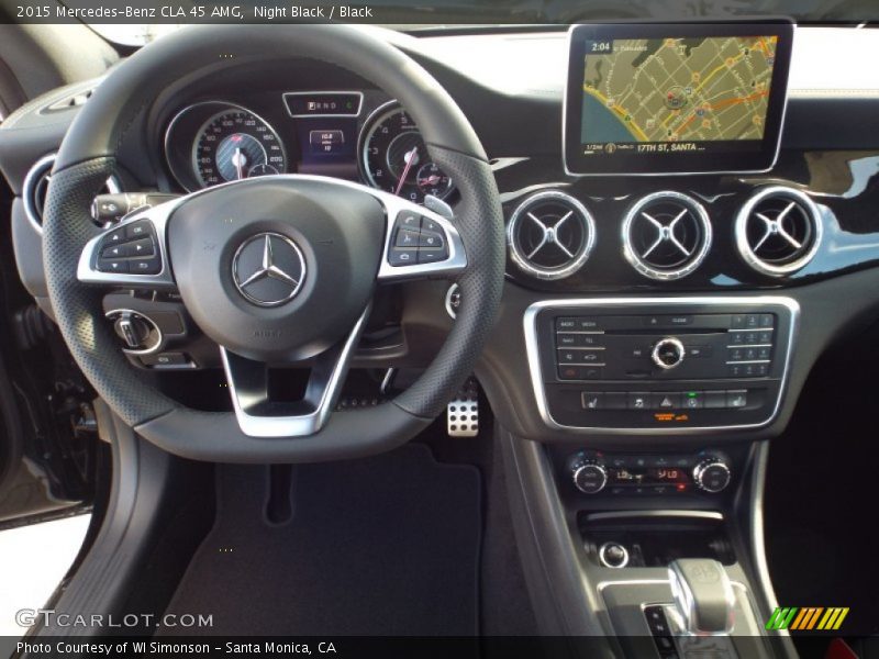 Dashboard of 2015 CLA 45 AMG