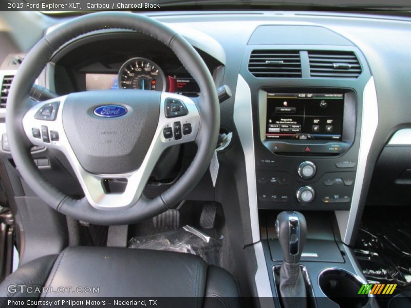 Caribou / Charcoal Black 2015 Ford Explorer XLT
