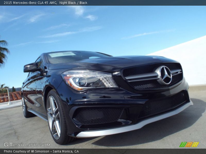 Night Black / Black 2015 Mercedes-Benz CLA 45 AMG