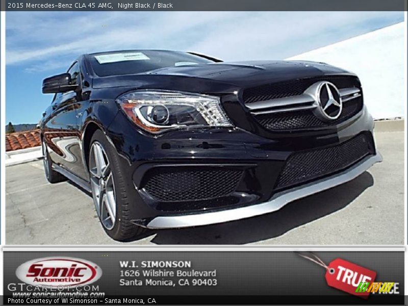 Night Black / Black 2015 Mercedes-Benz CLA 45 AMG