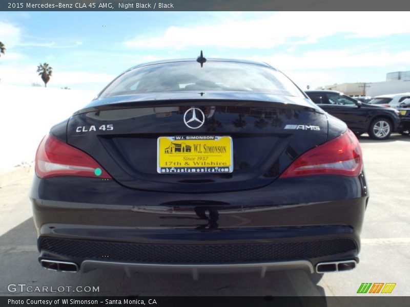 Night Black / Black 2015 Mercedes-Benz CLA 45 AMG
