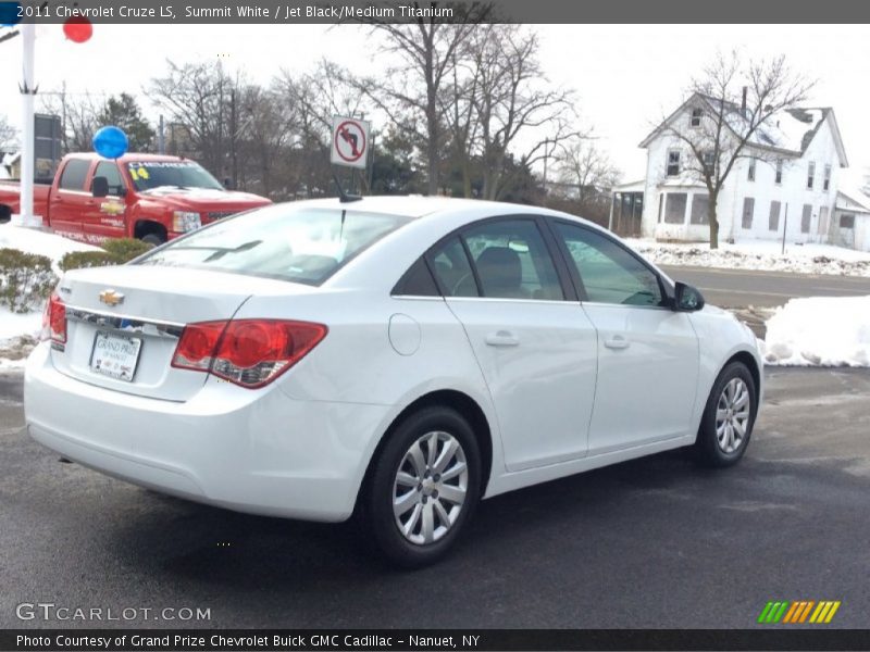 Summit White / Jet Black/Medium Titanium 2011 Chevrolet Cruze LS