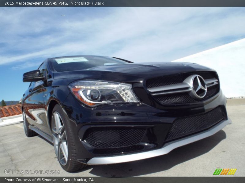 Night Black / Black 2015 Mercedes-Benz CLA 45 AMG