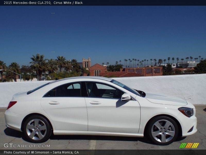 Cirrus White / Black 2015 Mercedes-Benz CLA 250