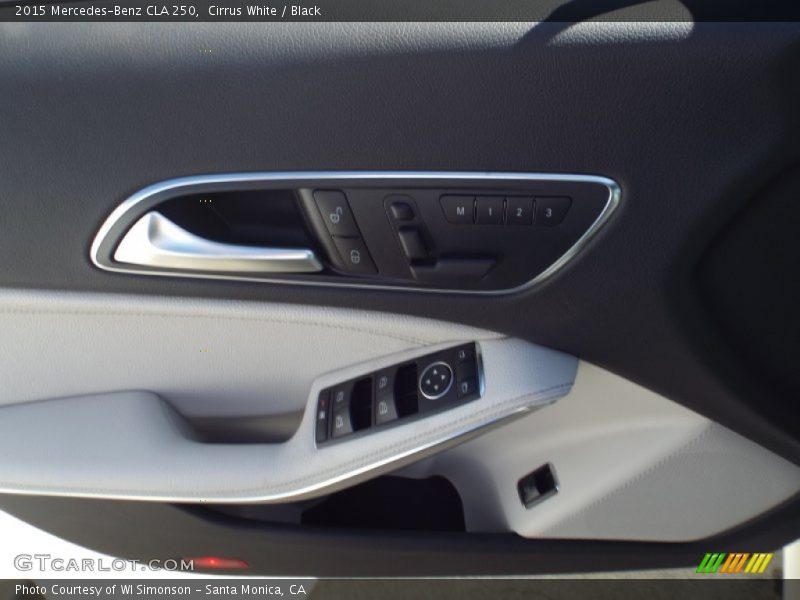Cirrus White / Black 2015 Mercedes-Benz CLA 250