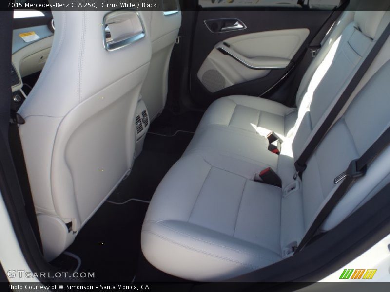 Cirrus White / Black 2015 Mercedes-Benz CLA 250