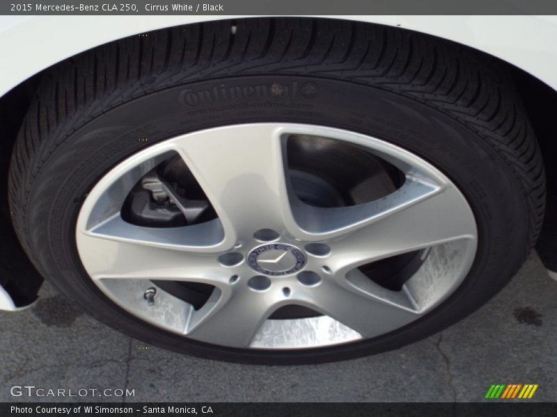 Cirrus White / Black 2015 Mercedes-Benz CLA 250