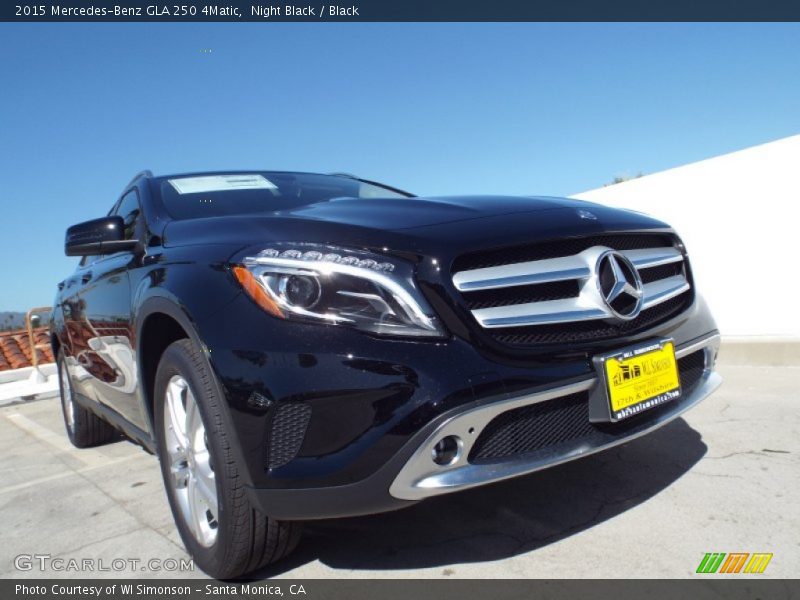 Night Black / Black 2015 Mercedes-Benz GLA 250 4Matic
