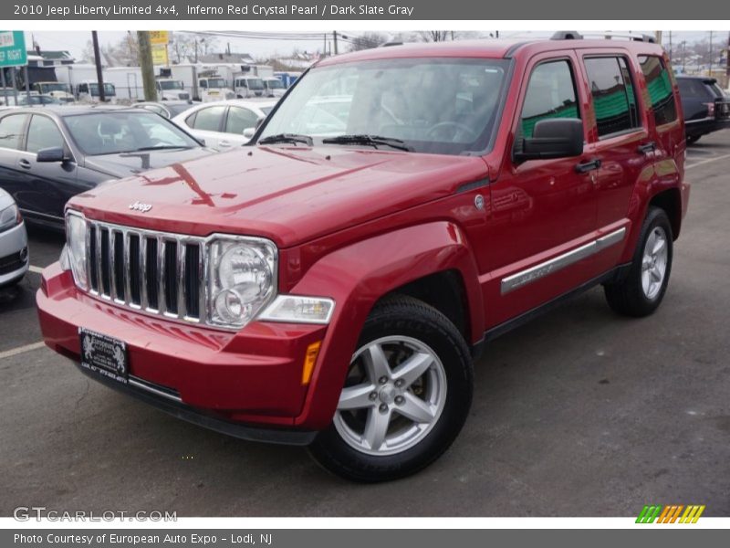 Inferno Red Crystal Pearl / Dark Slate Gray 2010 Jeep Liberty Limited 4x4