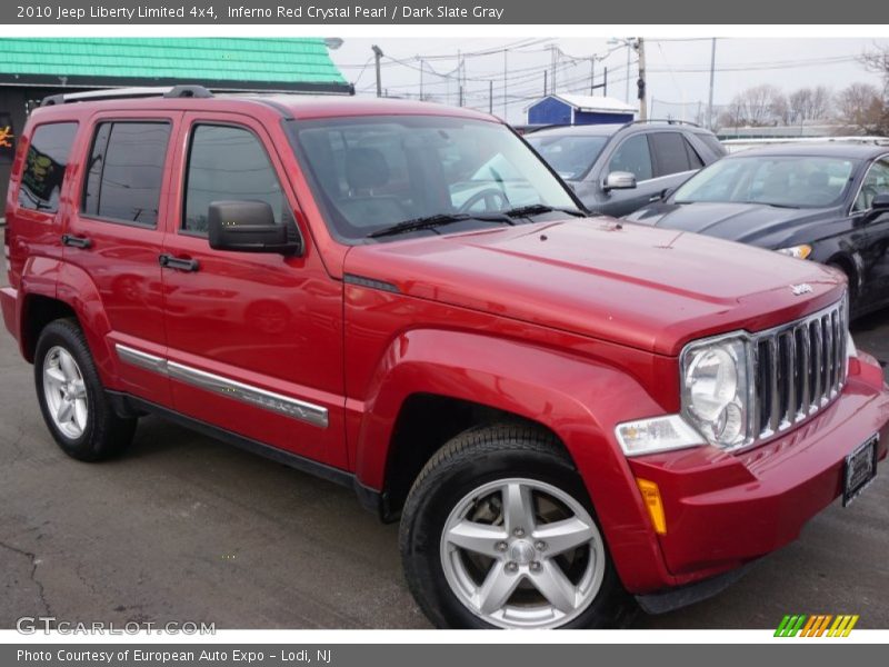 Inferno Red Crystal Pearl / Dark Slate Gray 2010 Jeep Liberty Limited 4x4