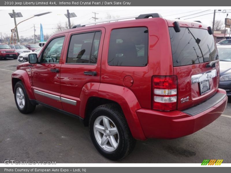 Inferno Red Crystal Pearl / Dark Slate Gray 2010 Jeep Liberty Limited 4x4