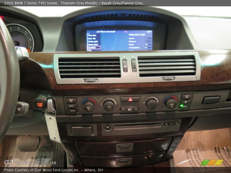 Controls of 2003 7 Series 745i Sedan