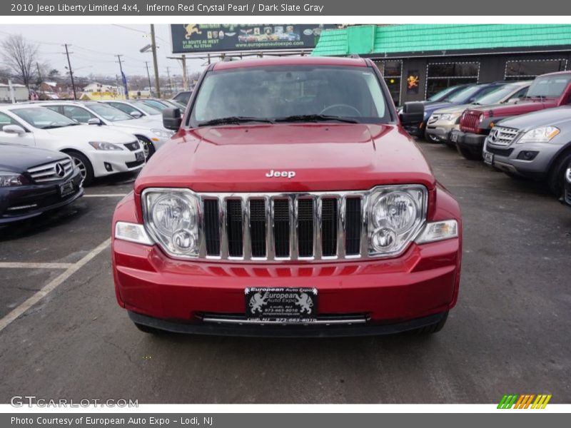 Inferno Red Crystal Pearl / Dark Slate Gray 2010 Jeep Liberty Limited 4x4