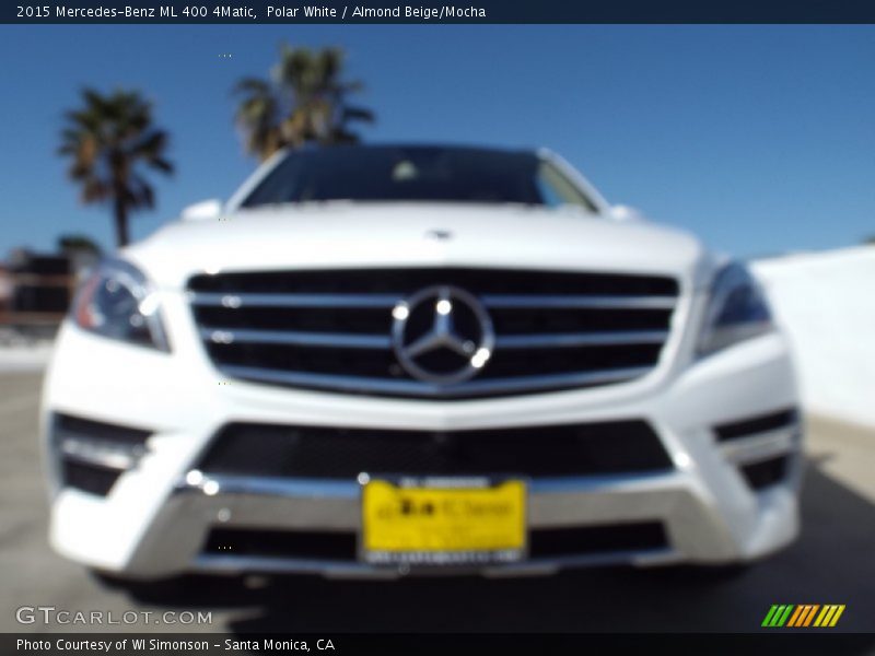 Polar White / Almond Beige/Mocha 2015 Mercedes-Benz ML 400 4Matic