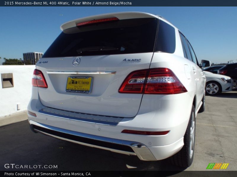 Polar White / Almond Beige/Mocha 2015 Mercedes-Benz ML 400 4Matic