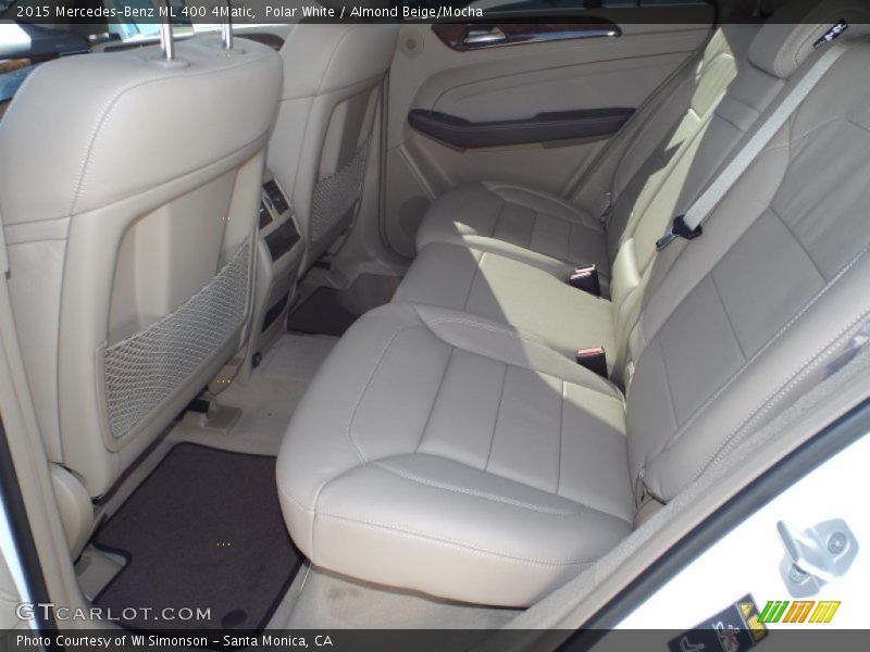 Polar White / Almond Beige/Mocha 2015 Mercedes-Benz ML 400 4Matic