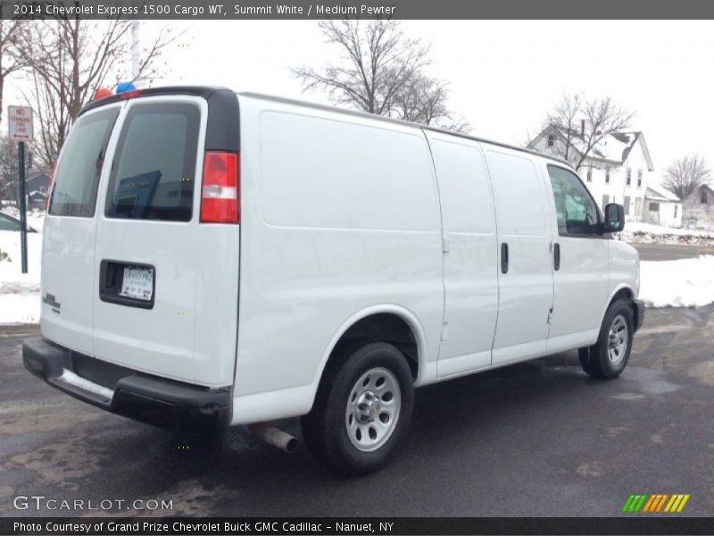 Summit White / Medium Pewter 2014 Chevrolet Express 1500 Cargo WT