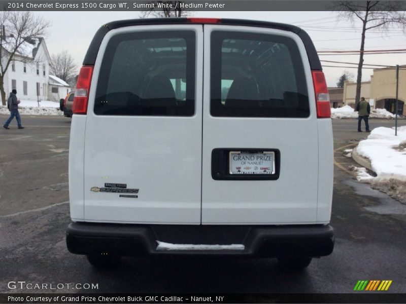 Summit White / Medium Pewter 2014 Chevrolet Express 1500 Cargo WT