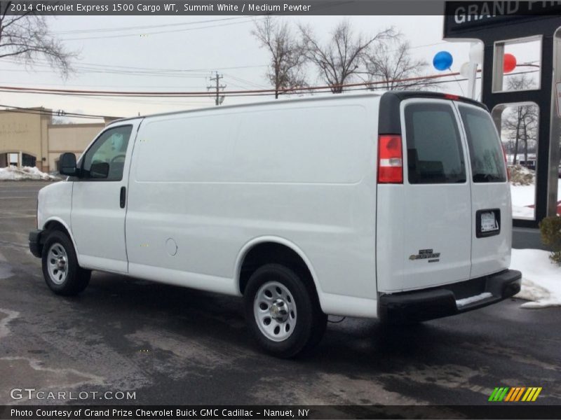 Summit White / Medium Pewter 2014 Chevrolet Express 1500 Cargo WT