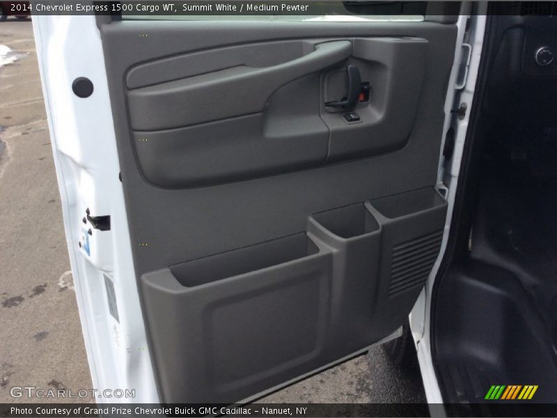 Summit White / Medium Pewter 2014 Chevrolet Express 1500 Cargo WT