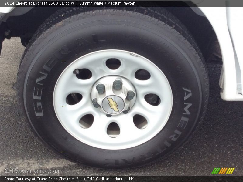Summit White / Medium Pewter 2014 Chevrolet Express 1500 Cargo WT