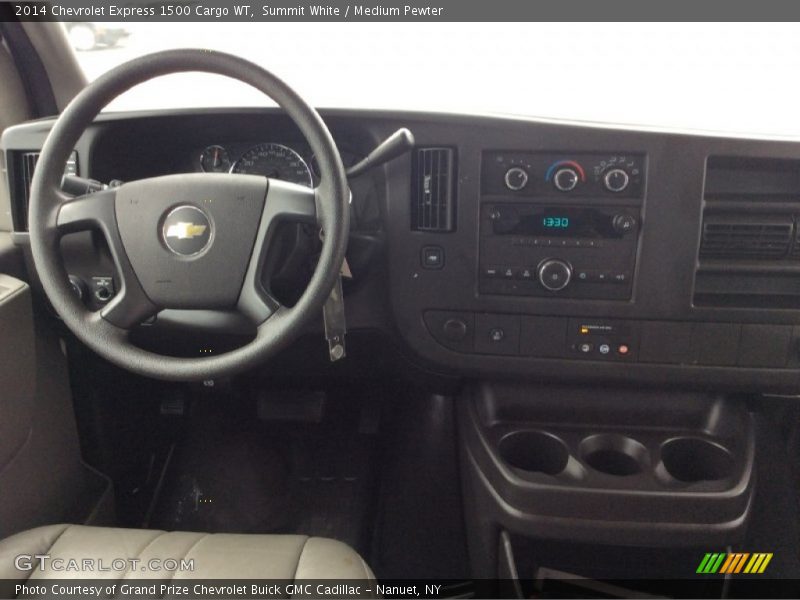 Summit White / Medium Pewter 2014 Chevrolet Express 1500 Cargo WT
