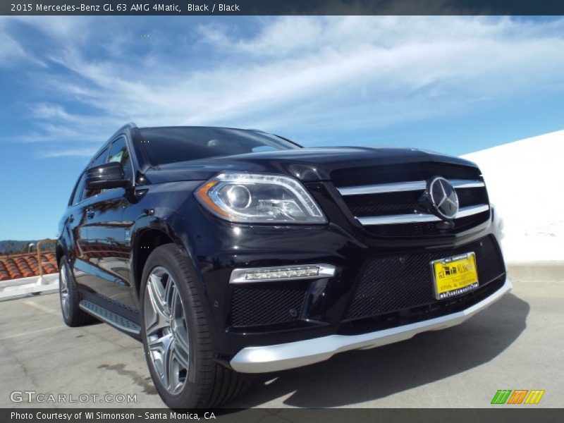 Black / Black 2015 Mercedes-Benz GL 63 AMG 4Matic