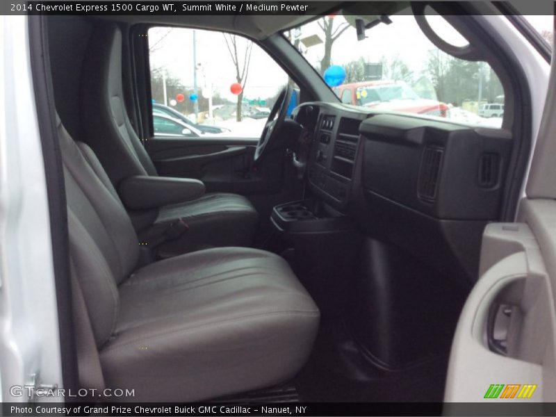 Summit White / Medium Pewter 2014 Chevrolet Express 1500 Cargo WT