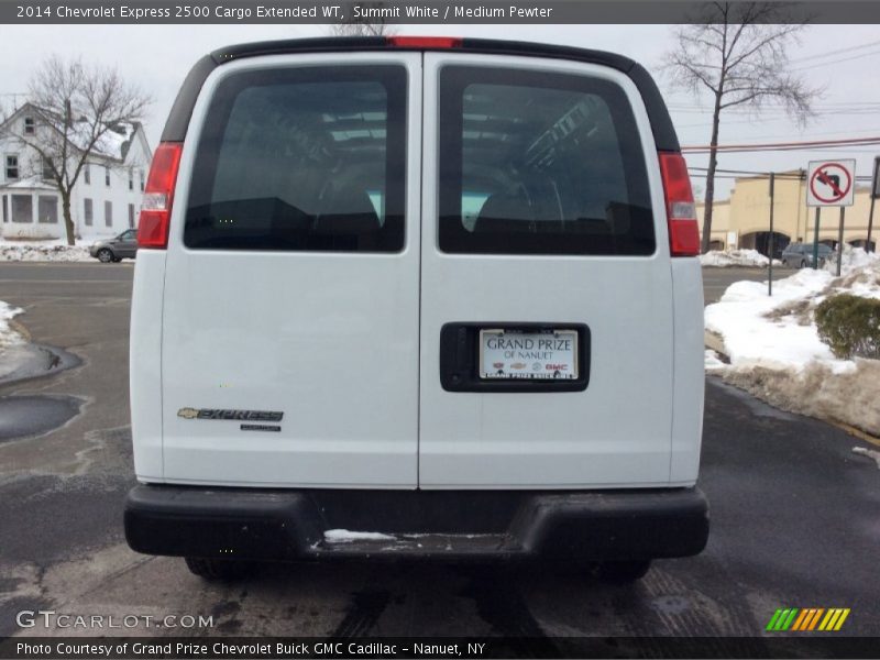 Summit White / Medium Pewter 2014 Chevrolet Express 2500 Cargo Extended WT