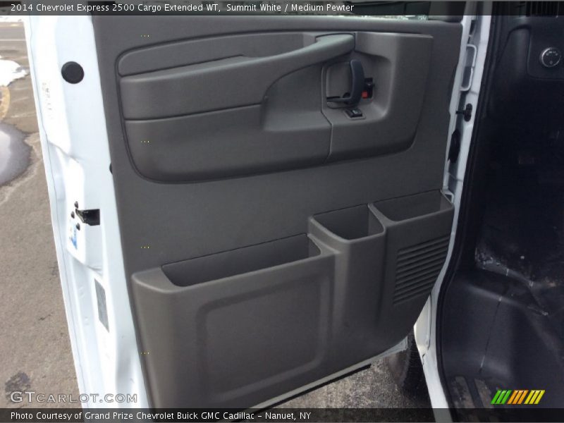 Summit White / Medium Pewter 2014 Chevrolet Express 2500 Cargo Extended WT