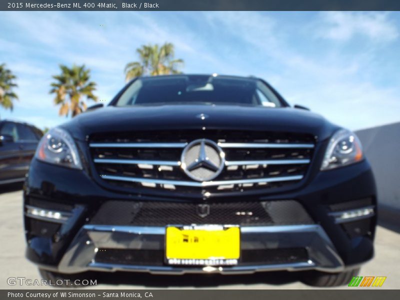 Black / Black 2015 Mercedes-Benz ML 400 4Matic